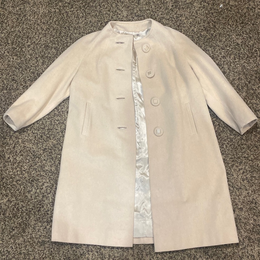 Vintage wool and cashmere coat